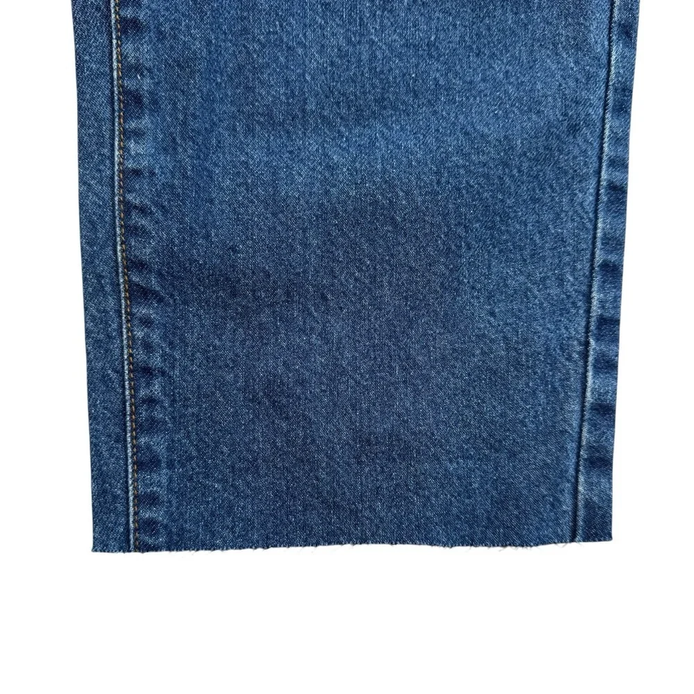New VIP High Rise Pleated Raw Edge Jeans Size 5/6